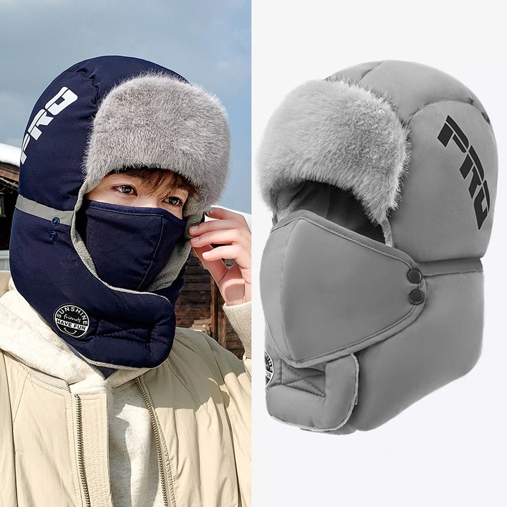 Winter Trapper Hat - 防寒保温トラッパーハット 厚手 防雪 耳保護 レイフェンハット 防寒