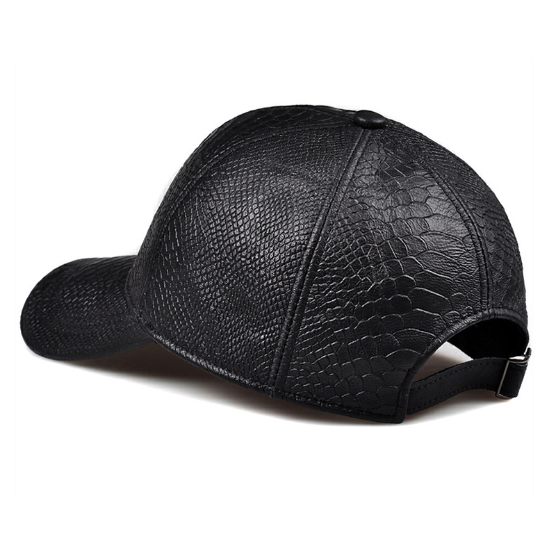 男性と女性のためのクロコダイルパターンの野球帽,本革のピーク - Baseball Cap Structured のレビューと価格