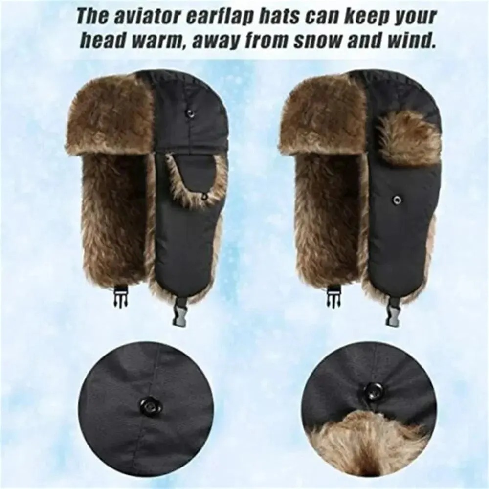 メンズウィンタートラッパーアビエイタートルーパーイヤーフラッ - Trapper Hat Ear Flap のレビューと価格