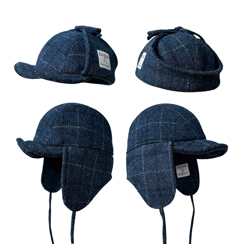 メンズ・レディース ハリスツイード トラッパー アビエイター - Trapper Hat Ear Flap のレビューと価格