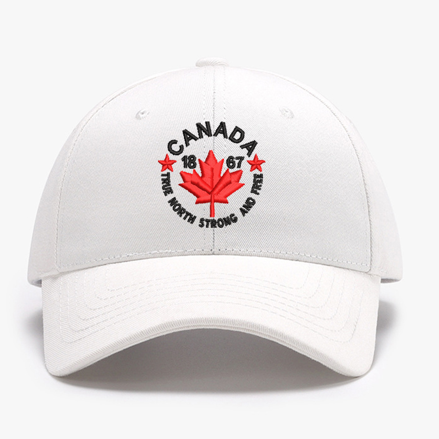 刺繍入りカナダ・トゥルーノース・ストロングアンドフリー構造化 - Baseball Cap Structured のレビューと価格