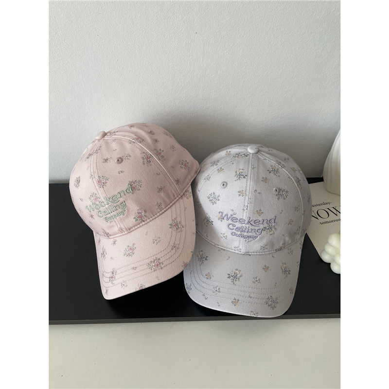女性用ディスティーフローラルベースボールキャップ、週末向け刺 - Visor Sun Hat のレビューと価格