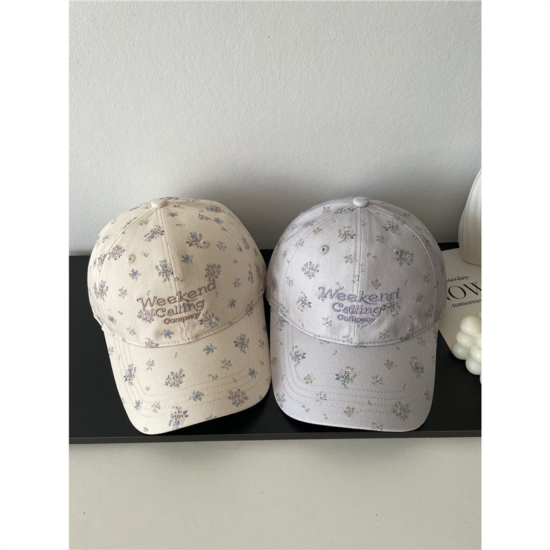 女性用ディスティーフローラルベースボールキャップ、週末向け刺 - Visor Sun Hat のレビューと価格