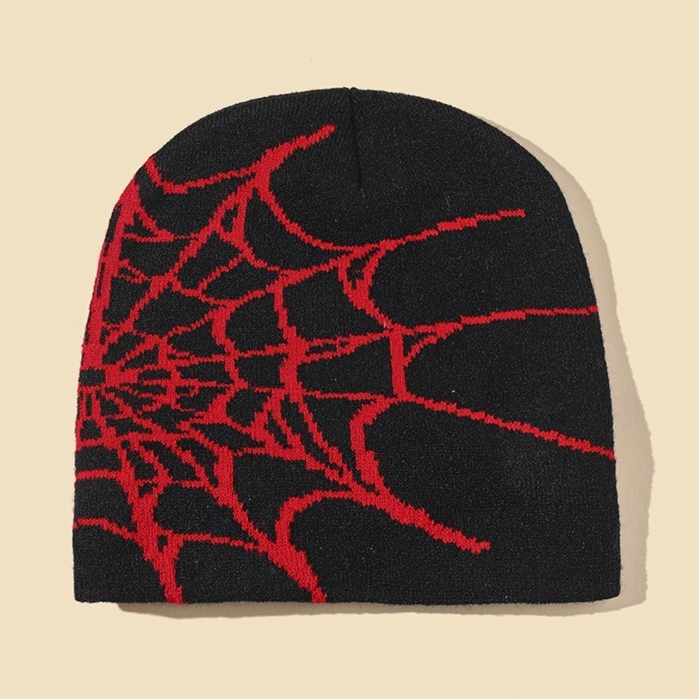 ヴィンテージ風ソフトスパイダーウェブ柄ビーニーキャップ スト - Beanie Cuffed Knit のレビューと価格