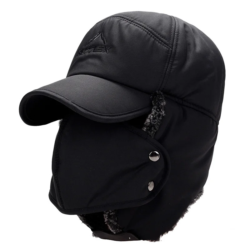 冬用ファー暖かい防風帽子 男女兼用 雷鋒帽 ボンバーフェイク - Trapper Hat Ear Flap のレビューと価格