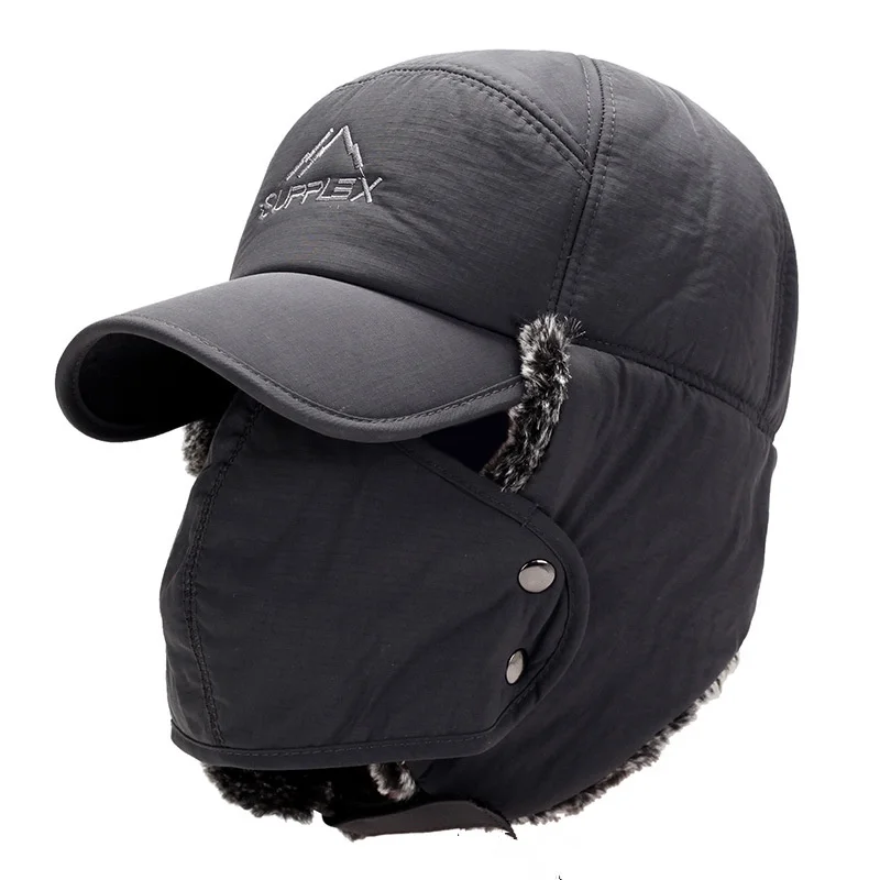 冬用ファー暖かい防風帽子 男女兼用 雷鋒帽 ボンバーフェイク - Trapper Hat Ear Flap のレビューと価格