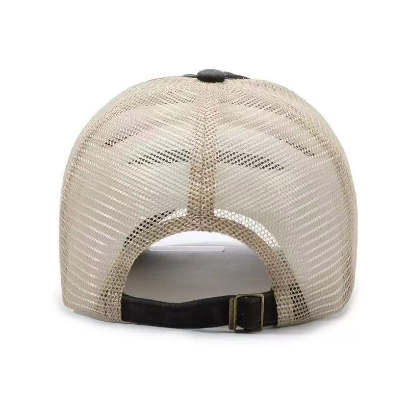 カスタムロゴ入りウォッシュドメッシュキャップ、通気性のある野 - Visor Sun Hat のレビューと価格