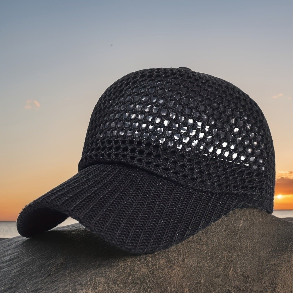 多用途ポリエステル通気性サンハット折りたたみ式軽量メッシュダ - Trucker Cap Mesh のレビューと価格