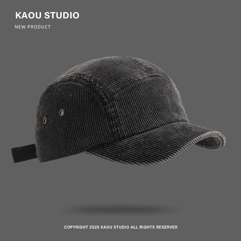 ユニセックス5パネルコーデュロイキャップ、無地野球帽、和風レ - Corduroy Cap 5 Panel のレビューと価格