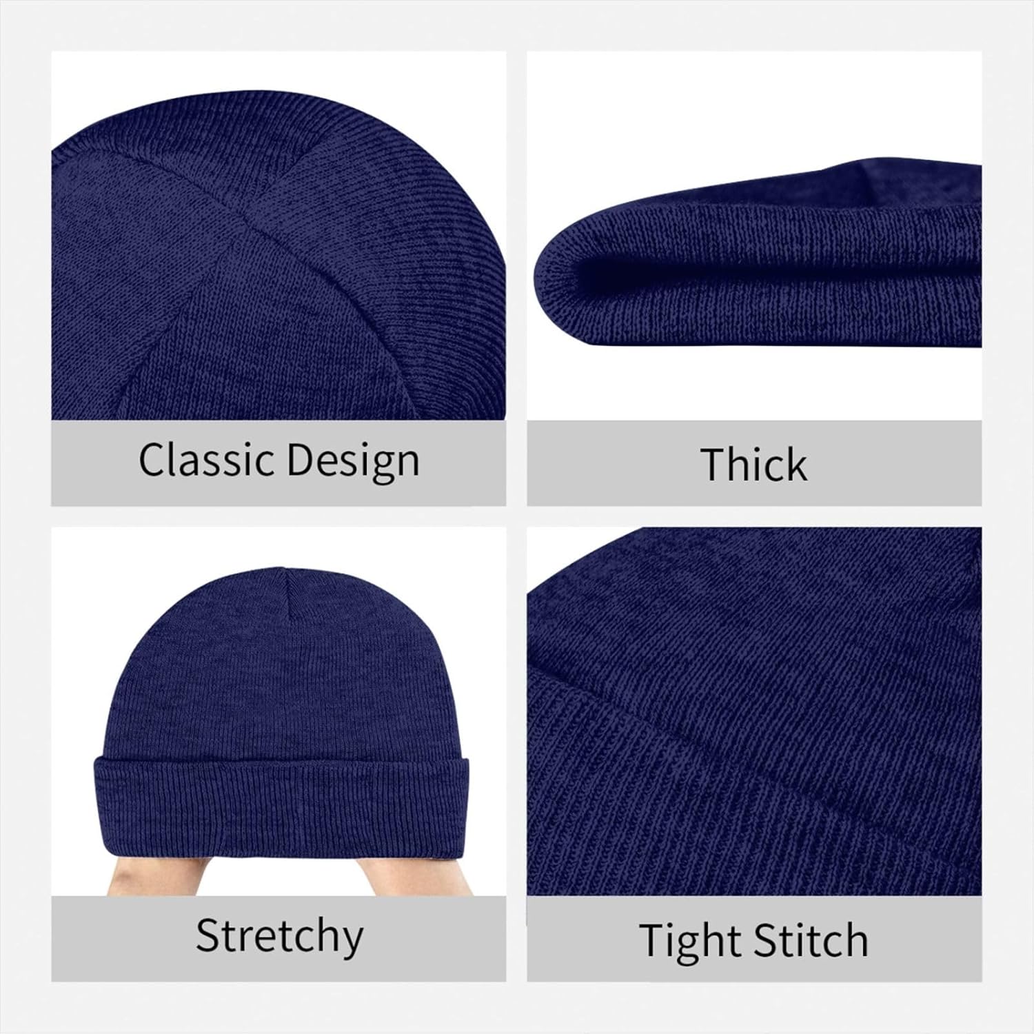 常に感謝すべきものがある ビーニー メンズ レディース 冬用 - Beanie Cuffed Knit のレビューと価格