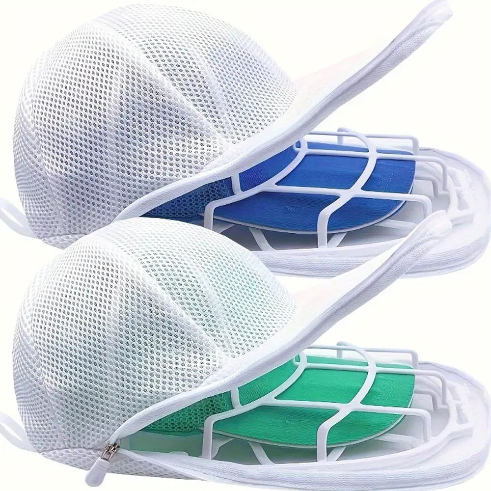 洗濯機用帽子洗浄ケージ（ジッパー開閉式）-野球帽や帽子の洗濯 - Baseball Cap Structured のレビューと価格