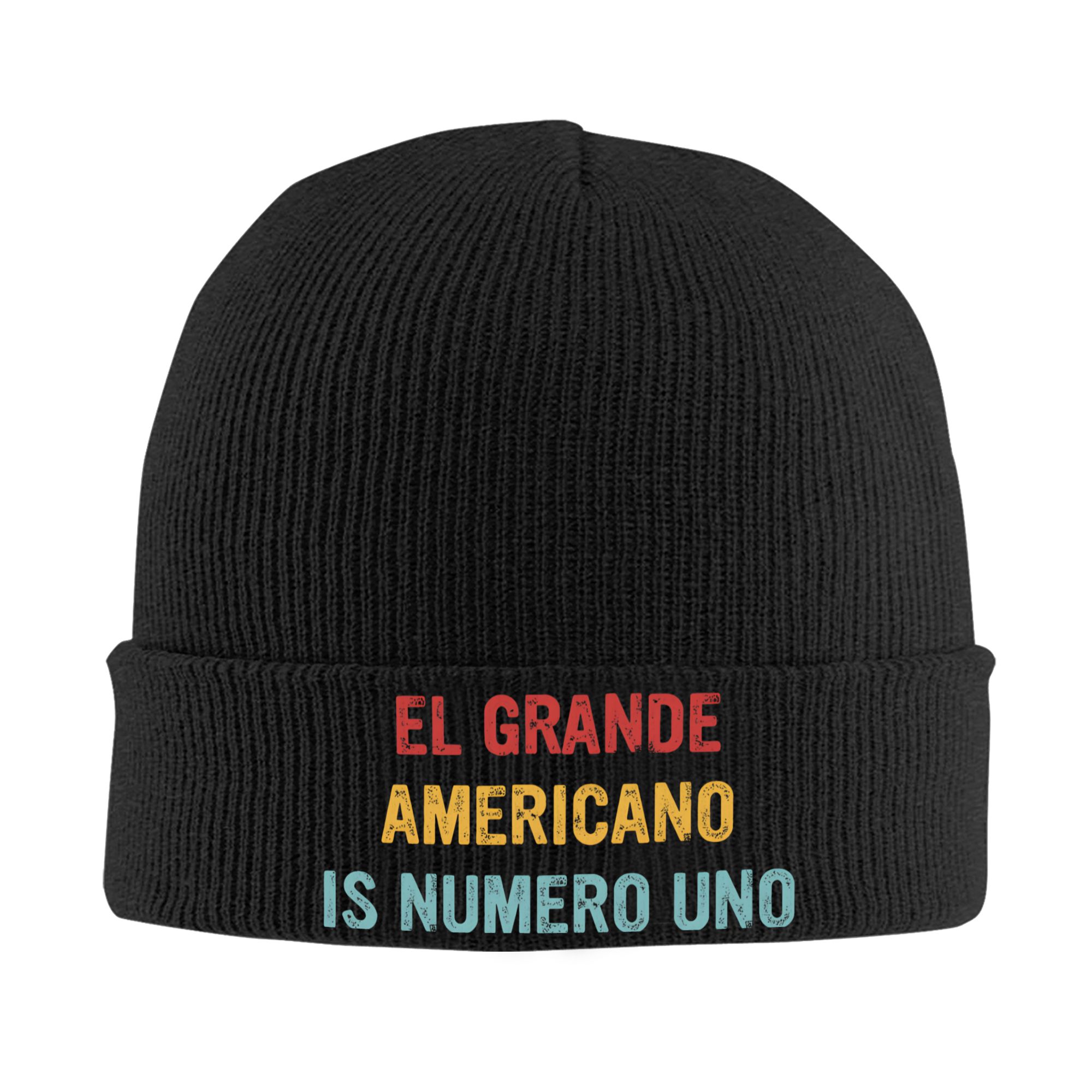 エル・グランデ・アメリカーノ プロレスリング リブニット カ - Beanie Cuffed Knit のレビューと価格
