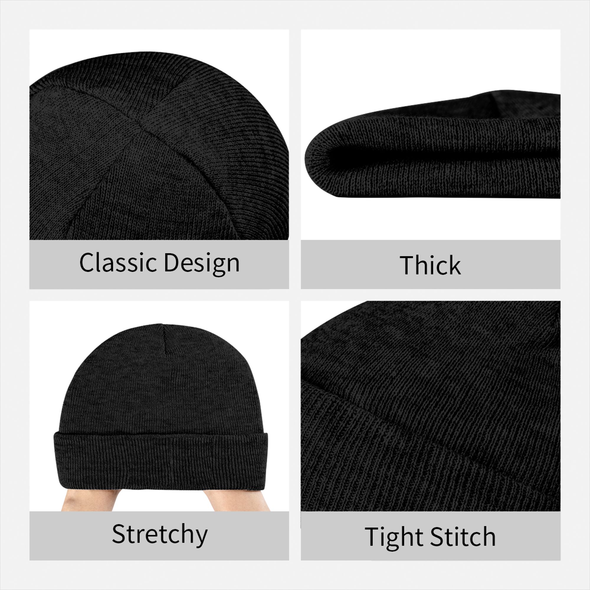 エル・グランデ・アメリカーノ プロレスリング リブニット カ - Beanie Cuffed Knit のレビューと価格