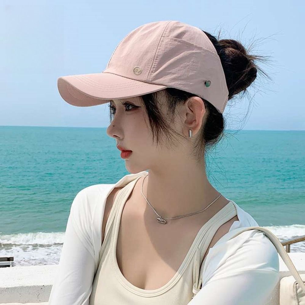 速乾性の女性用バイザーハット、マスクを掛けることができ、UV - Visor Sun Hat のレビューと価格
